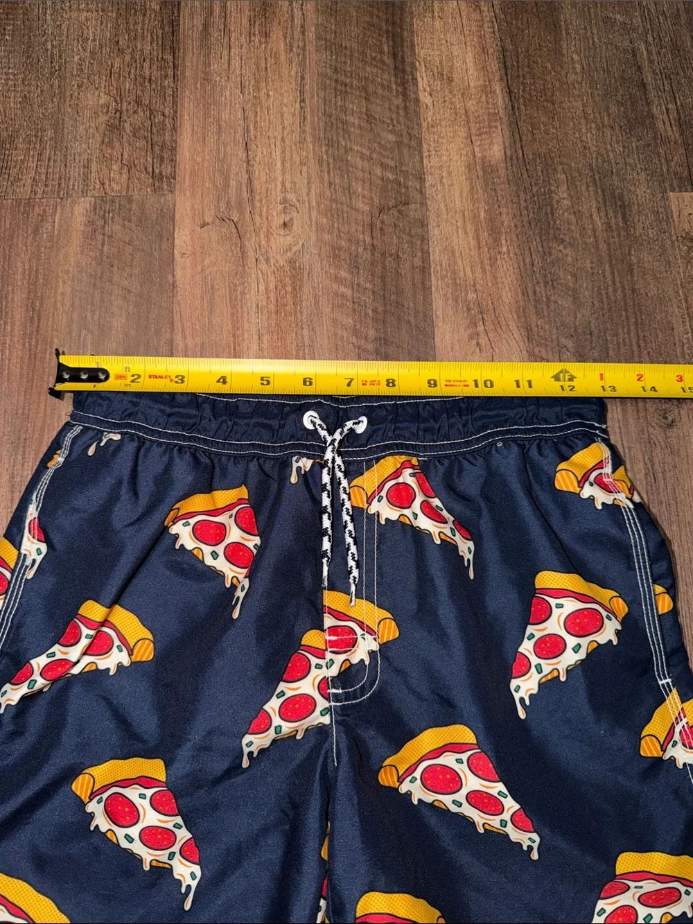 Boys Gymboree Pizza Rashguard Swim Set size XL (14) Like New Condition